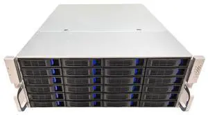 KCMconmey 4U 21.7 24 Bay 2.5 / 3.5 SATA/SAS Hot Swap Server Rackmount Chassis. SFF-8643 Backplane. MB ATX/MATX/ITX. PSU 2U Redundant / 2U Single/ATX. Full Height PCIe Case. KCMconmey 4U 21.7 24 Bay 2.5 / 3.5 SATA/SAS Hot Swap Server Rackmount Chassis. SFF-8643 Backplane. MB ATX/MATX/ITX. PSU 2U Redundant / 2U Single/ATX. Full Height PCIe Case.