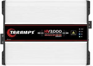 Taramps HV 3000 Chipeo Smart High Voltage Amplifier 1~2 Ohms 3000 Watts RMS Multi-Impedance with 10~24 Batteries 120~350VDC, Monoblock Car Audio System Taramps HV 3000 Chipeo Smart High Voltage Amplifier 1~2 Ohms 3000 Watts RMS Multi-Impedance with 10~24 Batteries 120~350VDC, Monoblock Car Audio System
