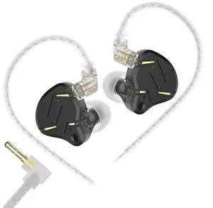 KZ ZST PRO X Gaming Earbuds,Hybrid Bass Clear Wired in-Ear Monitor Headphones,1BA+1DD HiFi IEM for Gaming,KZ in Ear Monitors Headphones Tablet All-Day Wear Earbuds for Computer (Black, No Mic) KZ ZST PRO X Gaming Earbuds,Hybrid Bass Clear Wired in-Ear Monitor Headphones,1BA+1DD HiFi IEM for Gaming,KZ in Ear Monitors Headphones Tablet All-Day Wear Earbuds for Computer (Black, No Mic)