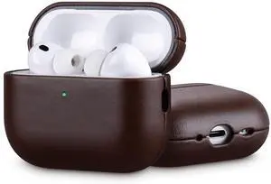 HanFab for AirPods Pro 2 Case Cover, Fully Wrapped in Full Grain Leather, no Plastic Visible or Felt ^^ Scratch Proof Microfiber Lining ^^ Shockproof Hard Case for AirPods Pro 2nd HanFab for AirPods Pro 2 Case Cover, Fully Wrapped in Full Grain Leather, no Plastic Visible or Felt ^^ Scratch Proof Microfiber Lining ^^ Shockproof Hard Case for AirPods Pro 2nd