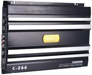 YaeCCC C-266 Car 4 Channel Power Amplifier Stereo Audio Super Bass Sub Woofer Amp 12V YaeCCC C-266 Car 4 Channel Power Amplifier Stereo Audio Super Bass Sub Woofer Amp 12V