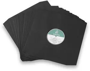 Nobsound R18BP 20-Pack 12 Vinyl Record Paper Sleeves Anti-Static Protection Covers for LP Albums Nobsound R18BP 20-Pack 12 Vinyl Record Paper Sleeves Anti-Static Protection Covers for LP Albums