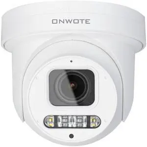 ONWOTE PTZ PoE IP Security Camera 4K 8MP, 280 Pan 90 Tilt 5X Optical Zoom, 2 Way Talk, 2.7-13.5mm Motorized Lens, AI Detection, Color Night Vision, Outdoor Commercial Wired Camera for Business ONWOTE PTZ PoE IP Security Camera 4K 8MP, 280 Pan 90 Tilt 5X Optical Zoom, 2 Way Talk, 2.7-13.5mm Motorized Lens, AI Detection, Color Night Vision, Outdoor Commercial Wired Camera for Business