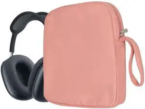 kwmobile Headphones Bag for Over Ear Headphones Compatible with Apple AirPods Max/AirPods Max 2 Case - Headphone Carry Case - Travel Sleeve - Dusty Pink kwmobile Headphones Bag for Over Ear Headphones Compatible with Apple AirPods Max/AirPods Max 2 Case - Headphone Carry Case - Travel Sleeve - Dusty Pink
