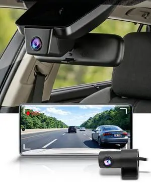 Fitcamx Front 4K+Rear 1080P Dash Cam Adapts for Toyota Corolla 2023-2026 Sedan Hybrid Hatchback & GR Corolla, OEM Look, 2 Way HD Video, WiFi & APP, Loop Recording, G-Sensor, Easy to Set, 128GB Card Fitcamx Front 4K+Rear 1080P Dash Cam Adapts for Toyota Corolla 2023-2026 Sedan Hybrid Hatchback & GR Corolla, OEM Look, 2 Way HD Video, WiFi & APP, Loop Recording, G-Sensor, Easy to Set, 128GB Card