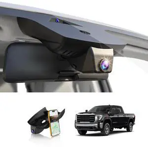 GATGIT Front 4K Dash Cam fit for GMC Sierra 1500 2022-2026 HD 2024-2026 Pro SLE Elevation SLT AT4X Denali Ultimate Accessories (Model C),Integrated Camera,2160P Video HDR,5.8G WiFi&APP,GPS,OEM Look GATGIT Front 4K Dash Cam fit for GMC Sierra 1500 2022-2026 HD 2024-2026 Pro SLE Elevation SLT AT4X Denali Ultimate Accessories (Model C),Integrated Camera,2160P Video HDR,5.8G WiFi&APP,GPS,OEM Look