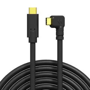 YAMCOWL 33FT USB C Active Cable for Camera, USB 3.2 Gen 1 5Gbps Data Transfer Cable for Live View, Rignt Angle, Upgraded Copper Core, for Photographers, Videographers, Vloggers, and Content Creators YAMCOWL 33FT USB C Active Cable for Camera, USB 3.2 Gen 1 5Gbps Data Transfer Cable for Live View, Rignt Angle, Upgraded Copper Core, for Photographers, Videographers, Vloggers, and Content Creators
