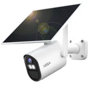 Xega 4G LTE Cellular Security Camera Wireless Outdoor,Built-in SIM Card No WiFi,2K Color Night Vision Solar Camera with 7800mAh Battery,PIR Human Detection,2-Way Audio,IP66 TF/Cloud Storage Xega 4G LTE Cellular Security Camera Wireless Outdoor,Built-in SIM Card No WiFi,2K Color Night Vision Solar Camera with 7800mAh Battery,PIR Human Detection,2-Way Audio,IP66 TF/Cloud Storage