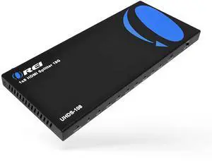 OREI 4K 1 in 8 Out HDMI Splitter 4:4:4 8-bit - HDMI 2.0, HDCP 2.2, 18 Gbps, 4K @ 60Hz HDMI Duplicator/Distributor UltaHD High Resolution (UHDS-108) (1x8) OREI 4K 1 in 8 Out HDMI Splitter 4:4:4 8-bit - HDMI 2.0, HDCP 2.2, 18 Gbps, 4K @ 60Hz HDMI Duplicator/Distributor UltaHD High Resolution (UHDS-108) (1x8)
