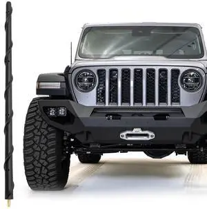 VOFONO 16 Inch Antenna for 2007-2025 Jeep Wrangler Sahara Rubicon Unlimited 4xe Sport JL JK JKU JT JLU Willys Mojave Gladiator, Jeep Accessories Antenna Replacement Designed for Car Radio Reception VOFONO 16 Inch Antenna for 2007-2025 Jeep Wrangler Sahara Rubicon Unlimited 4xe Sport JL JK JKU JT JLU Willys Mojave Gladiator, Jeep Accessories Antenna Replacement Designed for Car Radio Reception