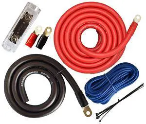 SoundBox PK0-17, 0 Gauge Amp Kit Power Amplifier Install Wiring Cables - 7500W SoundBox PK0-17, 0 Gauge Amp Kit Power Amplifier Install Wiring Cables - 7500W