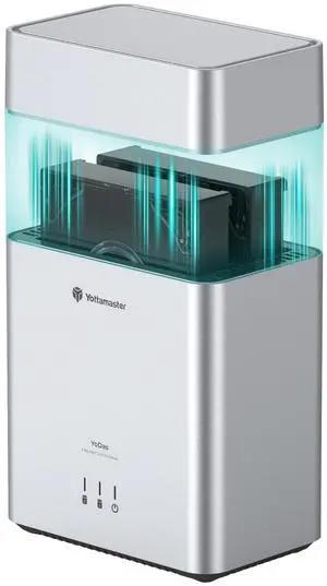 Yottamaster 2 Bay External 3.5 Inch Hard Drive Enclosure Magnetic Tool-Free with Cooling Fan, Direct Attached Storage, USB 3.1 Gen1 Type-C HDD Enclosure Up to 48TB(2x24TB) - DY200C3 Yottamaster 2 Bay External 3.5 Inch Hard Drive Enclosure Magnetic Tool-Free with Cooling Fan, Direct Attached Storage, USB 3.1 Gen1 Type-C HDD Enclosure Up to 48TB(2x24TB) - DY200C3