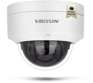 VIKYLIN 4K 8MP PoE IP Dome Camera Outdoor/Indoor,4K PoE Vandal Dome Security Camera with Human Vehicle Detection,2.8mm Lens,98ft Night Vision,Built-in Mic,IK10/IP67,NDAA Compliant(Not PTZ),White VIKYLIN 4K 8MP PoE IP Dome Camera Outdoor/Indoor,4K PoE Vandal Dome Security Camera with Human Vehicle Detection,2.8mm Lens,98ft Night Vision,Built-in Mic,IK10/IP67,NDAA Compliant(Not PTZ),White