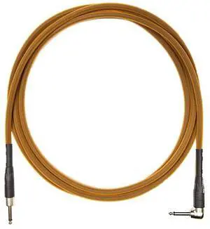 Rattlesnake Cable - 15 Foot Standard Copper Guitar Instrument Cable Straight to Right Angle 1/4-Inch plugs Rattlesnake Cable - 15 Foot Standard Copper Guitar Instrument Cable Straight to Right Angle 1/4-Inch plugs