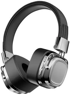 CR-8 Retro Bluetooth 5.3 Over-Ear Headphones, 15Hr Playtime, Built-in Mic, Type-C Charging, White (Silver Black) CR-8 Retro Bluetooth 5.3 Over-Ear Headphones, 15Hr Playtime, Built-in Mic, Type-C Charging, White (Silver Black)