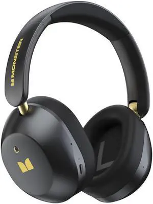 Monster Persona 6th ANC Active Noise Cancelling Headphones, Wireless Bluetooth Headphones Over Ear with HiFi Stereo Audio, 60H Playtime, Bluetooth 6.0, 3 EQ Modes for Travel Work, Black Monster Persona 6th ANC Active Noise Cancelling Headphones, Wireless Bluetooth Headphones Over Ear with HiFi Stereo Audio, 60H Playtime, Bluetooth 6.0, 3 EQ Modes for Travel Work, Black