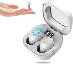 Mudtun Invisible Sleep Earbuds, Smallest Sleep Headphones for Side Sleepers Low Profile Micro Tiny Discreet Hidden Earbuds for Work, Wireless Mini for Small Ear Canals, Deep White Mudtun Invisible Sleep Earbuds, Smallest Sleep Headphones for Side Sleepers Low Profile Micro Tiny Discreet Hidden Earbuds for Work, Wireless Mini for Small Ear Canals, Deep White