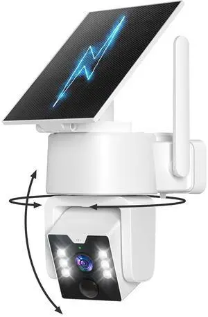 5G & 2.4G Wi-Fi Outdoor Camera Wireless,Solar Security Cameras Wireless Outdoor, 2K 360 PTZ Camera, Solar/Battery Powered, PIR Human Detection, Color Night Vision,Two-Way Voice Calling, 5G & 2.4G Wi-Fi Outdoor Camera Wireless,Solar Security Cameras Wireless Outdoor, 2K 360 PTZ Camera, Solar/Battery Powered, PIR Human Detection, Color Night Vision,Two-Way Voice Calling,