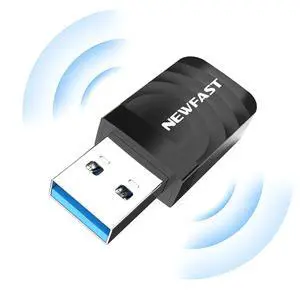 NEWFAST AC1300 Nano USB WiFi Adapter NF-U323, 2.4G/5G Dual Band WiFi Adapter for Desktop PC, MU-MIMO WiFi Dongle, USB 3.0, Supports Windows 11/10/8.1/8/7/XP, Mac OS 10.11-10.15 NEWFAST AC1300 Nano USB WiFi Adapter NF-U323, 2.4G/5G Dual Band WiFi Adapter for Desktop PC, MU-MIMO WiFi Dongle, USB 3.0, Supports Windows 11/10/8.1/8/7/XP, Mac OS 10.11-10.15