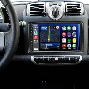 Alikali 9in Car Stereo for Benz Smart Fortwo 2005-2010 2009 2008 2007 2006 w/GPS Navigation Radio with Carplay Android Auto Bluetooth WiFi FM/RDS SWC + Backup Camera 2+32G Alikali 9in Car Stereo for Benz Smart Fortwo 2005-2010 2009 2008 2007 2006 w/GPS Navigation Radio with Carplay Android Auto Bluetooth WiFi FM/RDS SWC + Backup Camera 2+32G