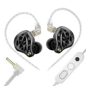 KZA COUSTICS KZ Vibe X IEM, 2DD in Ear Monitor with Haptic Bass Vibrations, Sound Isolating Earphones with Mic, Secure in-Ear Fit HiFi Wired Earbuds for Musician, Audiophiles(3.5mm, with Mic) KZA COUSTICS KZ Vibe X IEM, 2DD in Ear Monitor with Haptic Bass Vibrations, Sound Isolating Earphones with Mic, Secure in-Ear Fit HiFi Wired Earbuds for Musician, Audiophiles(3.5mm, with Mic)