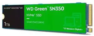 WD Green SN350 WDS100T2G0C 1 TB Solid State Drive - M.2 2280 Internal - PCI Express NVMe (PCI Express NVMe 3.0 x4) WD Green SN350 WDS100T2G0C 1 TB Solid State Drive - M.2 2280 Internal - PCI Express NVMe (PCI Express NVMe 3.0 x4)