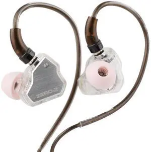 HIFIXAUDIO 7Hz x Crinacle Zero:2 in Ear Monitor, Updated 10mm Dynamic Driver IEM Earphones, HiFi Wired Earbuds, with OFC IEM Cable for Gaming & Music Audiophiles (with Mic 3.5mm, Silver) HIFIXAUDIO 7Hz x Crinacle Zero:2 in Ear Monitor, Updated 10mm Dynamic Driver IEM Earphones, HiFi Wired Earbuds, with OFC IEM Cable for Gaming & Music Audiophiles (with Mic 3.5mm, Silver)