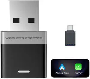 Wireless CarPlay Adapter 2025 Upgrade Wired CarPlay to Wireless, Mini USB Design for Cars with Built-in Wired Apple CarPlay Plug and Play Easy Use Fast Stable Connection Car Play for iPh Wireless CarPlay Adapter 2025 Upgrade Wired CarPlay to Wireless, Mini USB Design for Cars with Built-in Wired Apple CarPlay Plug and Play Easy Use Fast Stable Connection Car Play for iPh