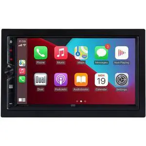 Dual Electronics Dual DCPA723W 2-DIN 7"" Apple CarPlay Android Auto Digital Multimedia Receiver Dual Electronics Dual DCPA723W 2-DIN 7"" Apple CarPlay Android Auto Digital Multimedia Receiver