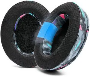 WC Freeze for Arctis Nova - Hybrid Fabric Cooling Gel Replacement Earpads for Arctis Nova Pro Wired, Nova 7, 5, 4, 3, 1 - Made by Wicked Cushions (Does Not Fit Nova Pro Wireless) ^^ 90's Black WC Freeze for Arctis Nova - Hybrid Fabric Cooling Gel Replacement Earpads for Arctis Nova Pro Wired, Nova 7, 5, 4, 3, 1 - Made by Wicked Cushions (Does Not Fit Nova Pro Wireless) ^^ 90's Black