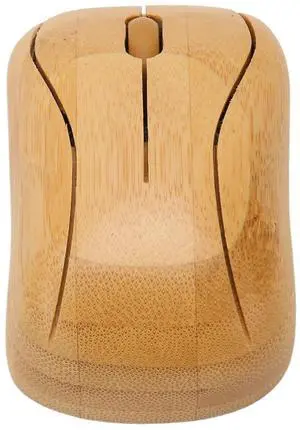 Bamboo Mouse, Ergonomic Anti Radiation Anti Static Low Noise Mouse with OTG for Work Study Leisure Time Bamboo Mouse, Ergonomic Anti Radiation Anti Static Low Noise Mouse with OTG for Work Study Leisure Time