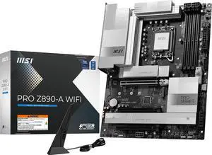 MSI PRO Z890-A WiFi ProSeries Motherboard (Supports Core Ultra Series 2 Intel Processors, LGA 1851, DDR5, PCIe 5.0, M.2, SATA, 5Gbps LAN, USB Type-C, Wi-Fi 7, Bluetooth 5.4, Thunderbolt 4, ATX) MSI PRO Z890-A WiFi ProSeries Motherboard (Supports Core Ultra Series 2 Intel Processors, LGA 1851, DDR5, PCIe 5.0, M.2, SATA, 5Gbps LAN, USB Type-C, Wi-Fi 7, Bluetooth 5.4, Thunderbolt 4, ATX)