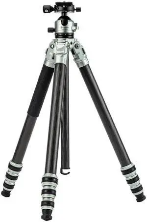 Fotopro 63" Travel Camera Tripod, Anti-Sand 44mm Ball Head, Lightweight Professional Carbon Fiber DSLR Tripod Stand, Arca-Swiss Quick Release Plate with Safety Lock, 22lbs Load, MP-6 Fotopro 63" Travel Camera Tripod, Anti-Sand 44mm Ball Head, Lightweight Professional Carbon Fiber DSLR Tripod Stand, Arca-Swiss Quick Release Plate with Safety Lock, 22lbs Load, MP-6