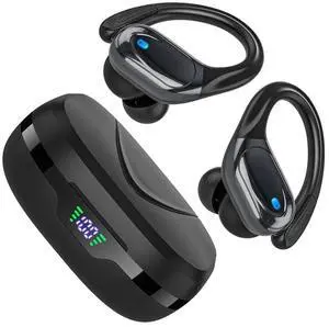 HAOYUYAN Wireless Earbuds, Sports Bluetooth Headphones (Space Black) HAOYUYAN Wireless Earbuds, Sports Bluetooth Headphones (Space Black)