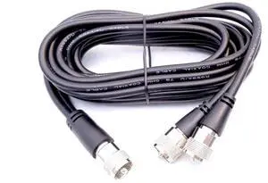 ProComm 9' Dual Plug-Plug Coax w/PL259 ProComm 9' Dual Plug-Plug Coax w/PL259