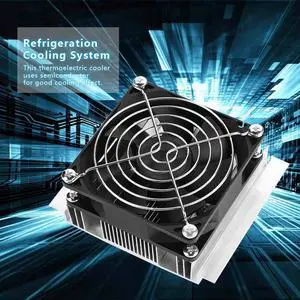 Semiconductor Refrigeration Thermoelectric Peltier Cold Plate Cooler with Fan for Making Small Fridge Semiconductor Refrigeration Thermoelectric Peltier Cold Plate Cooler with Fan for Making Small Fridge