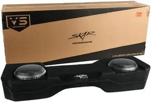 Skar Audio Dual 10" Loaded Subwoofer Enclosure Compatible with 2014-2018 Chevy Silverado/GMC Sierra Double Cab Trucks Skar Audio Dual 10" Loaded Subwoofer Enclosure Compatible with 2014-2018 Chevy Silverado/GMC Sierra Double Cab Trucks