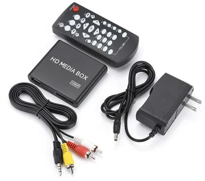 110-240V HDMI Media Player Mini 1080P Digital Player Box Support USB MP3 MMC SD MKV with Remote Control(US Plug) 110-240V HDMI Media Player Mini 1080P Digital Player Box Support USB MP3 MMC SD MKV with Remote Control(US Plug)