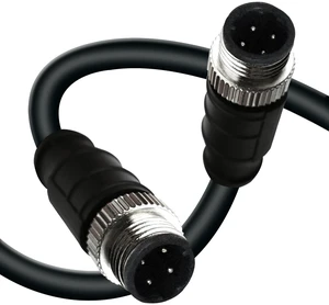 GEOAOBLE 6.6Ft M12 4 Pin D Code Male to 4 Pin D Code Male Industrial Ethernet Cable High Flexible Shielded Ethernet CAT5e Cable for Industrial Camera Sensor Automation Black 2M GEOAOBLE 6.6Ft M12 4 Pin D Code Male to 4 Pin D Code Male Industrial Ethernet Cable High Flexible Shielded Ethernet CAT5e Cable for Industrial Camera Sensor Automation Black 2M
