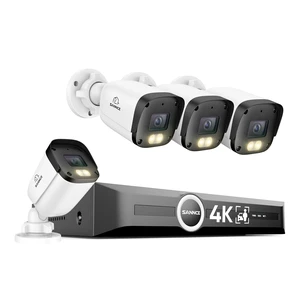 SANNCE 4K PoE Security Camera System - NVR with 4PCS Bullet Cameras(NO HDD) SANNCE 4K PoE Security Camera System - NVR with 4PCS Bullet Cameras(NO HDD)