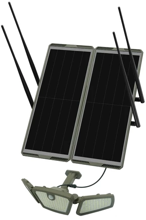 Solar WiFi Extender with Motion Sensor Light, 1200Mbps Outdoor WiFi Repeater, 30W Solar Powered, 30000mAh Battery, 4 High-Gain Antennas, Expands Long-Range Wireless Coverage for Farm, Garden & Solar WiFi Extender with Motion Sensor Light, 1200Mbps Outdoor WiFi Repeater, 30W Solar Powered, 30000mAh Battery, 4 High-Gain Antennas, Expands Long-Range Wireless Coverage for Farm, Garden &