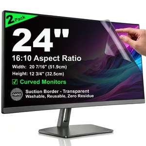 2 Pack Nano Suction Border Privacy Screen for 24 Inch Computer Monitor 2 Pack Nano Suction Border Privacy Screen for 24 Inch Computer Monitor