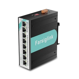 8 Port Industrial Gigabit Unmanaged Switch IP40 DIN Rail, 2 Gigabit Uplink Ports, 16Gbps Bandwidth, -40~176F Extreme Wide Temperature, Broadcast Storm Protection On/Off Function 8 Port Industrial Gigabit Unmanaged Switch IP40 DIN Rail, 2 Gigabit Uplink Ports, 16Gbps Bandwidth, -40~176F Extreme Wide Temperature, Broadcast Storm Protection On/Off Function
