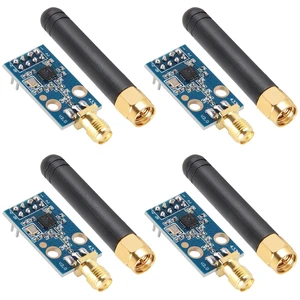 4Set CC1101 433MHz Wireless Transceiver Module with SMA Antenna Supports 315/868/915MHz Frequency Bands, High Sensitivity RF Module for IoT and RF Projects 4Set CC1101 433MHz Wireless Transceiver Module with SMA Antenna Supports 315/868/915MHz Frequency Bands, High Sensitivity RF Module for IoT and RF Projects