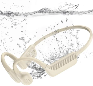 Liquid Silicone Swimming Headphones-Bone Conduction Headphones, IP68 Waterproof Underwater Earphones, LiteSurge Bluetooth Soft/Skin Open Ear Swim Earbuds with 32 GB MP3 Memory for Sport-Skin-tone Liquid Silicone Swimming Headphones-Bone Conduction Headphones, IP68 Waterproof Underwater Earphones, LiteSurge Bluetooth Soft/Skin Open Ear Swim Earbuds with 32 GB MP3 Memory for Sport-Skin-tone
