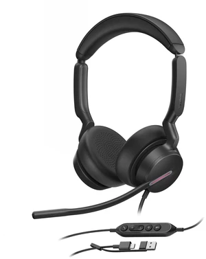 Yealink UH46 PC Headset with Mic Noise Cancelling Wired Headset USB-C/A Yealink UH46 PC Headset with Mic Noise Cancelling Wired Headset USB-C/A