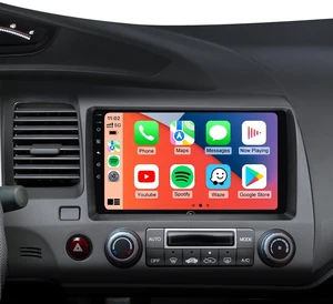 Car Radio Stereo for Honda Civic 2006-2011, Wireless CarPlay Android Auto Car Radio Stereo for Honda Civic 2006-2011, Wireless CarPlay Android Auto
