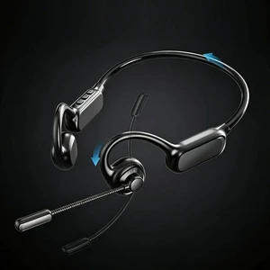 AYI Air Conduction Open Ear Headphones with 270 Rotating External Microphone Bluetooth Headset Smart ENC Call Noise Canceling Dual Device Pairing Ergonomic Fit for Office Driving Sports-Black AYI Air Conduction Open Ear Headphones with 270 Rotating External Microphone Bluetooth Headset Smart ENC Call Noise Canceling Dual Device Pairing Ergonomic Fit for Office Driving Sports-Black