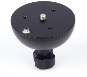 100mm Bowl Adapter, Metal CNC 100mm Half Ball Flat to Bowl Adapter Convert 100mm Bowl Adapter, Metal CNC 100mm Half Ball Flat to Bowl Adapter Convert
