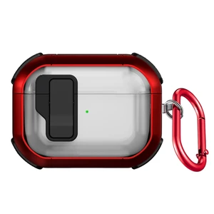 SaharaCase - AirPods Pro 3 Case - Secure Lock ^^ Venture-X Series - Clear/Red SaharaCase - AirPods Pro 3 Case - Secure Lock ^^ Venture-X Series - Clear/Red
